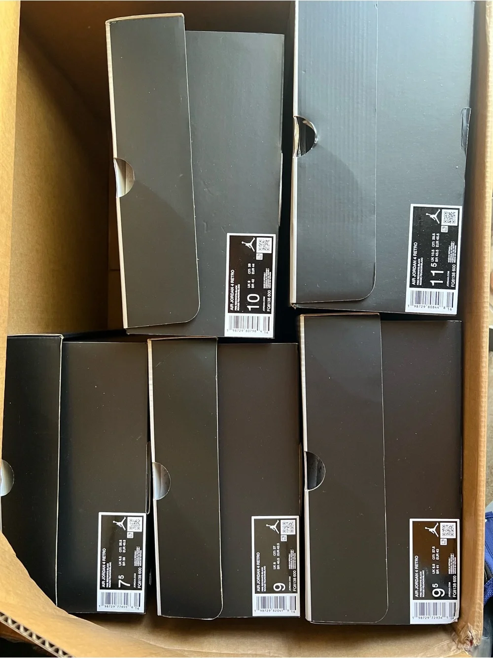 Jordan Air Jordan 4 Retro Box Label - Black